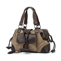 Vintage‑Style Gym & Travel Shoulder Bag