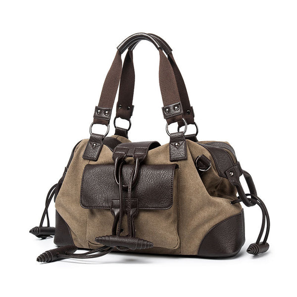 Vintage‑Style Gym & Travel Shoulder Bag