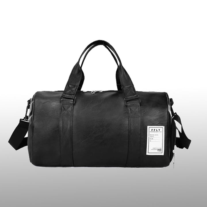 Waterproof PU Leather Sports Gym Bag