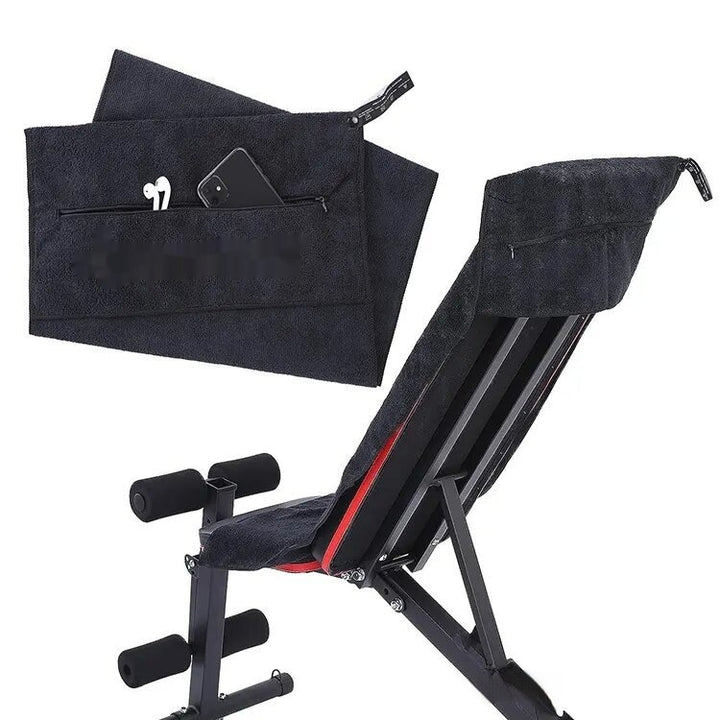 Hooded Gym Towel with Pocket
