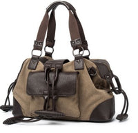 Vintage‑Style Gym & Travel Shoulder Bag