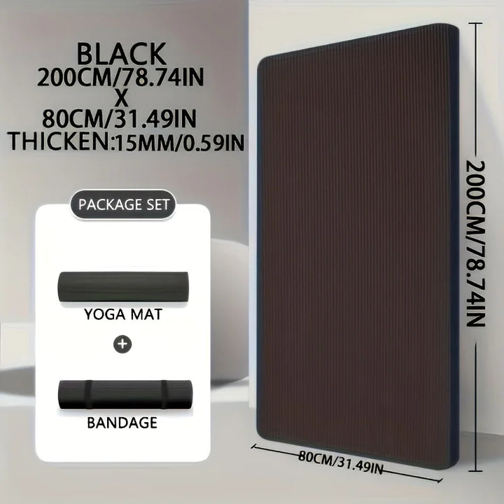 Extra Thick NBR Yoga Mat – 15mm / 20mm (200x80)