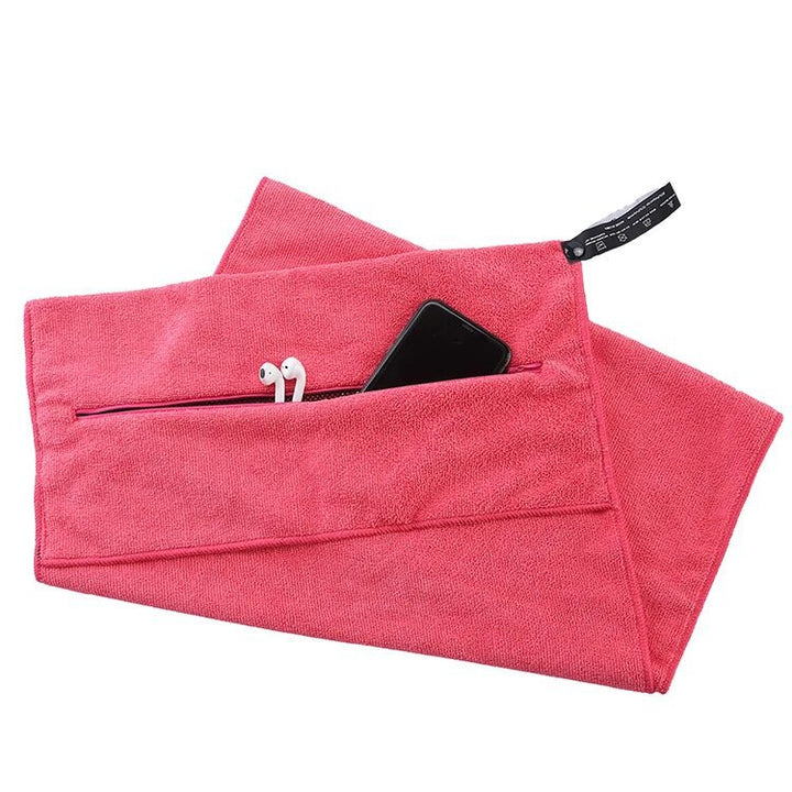 Hooded Gym Towel with Pocket